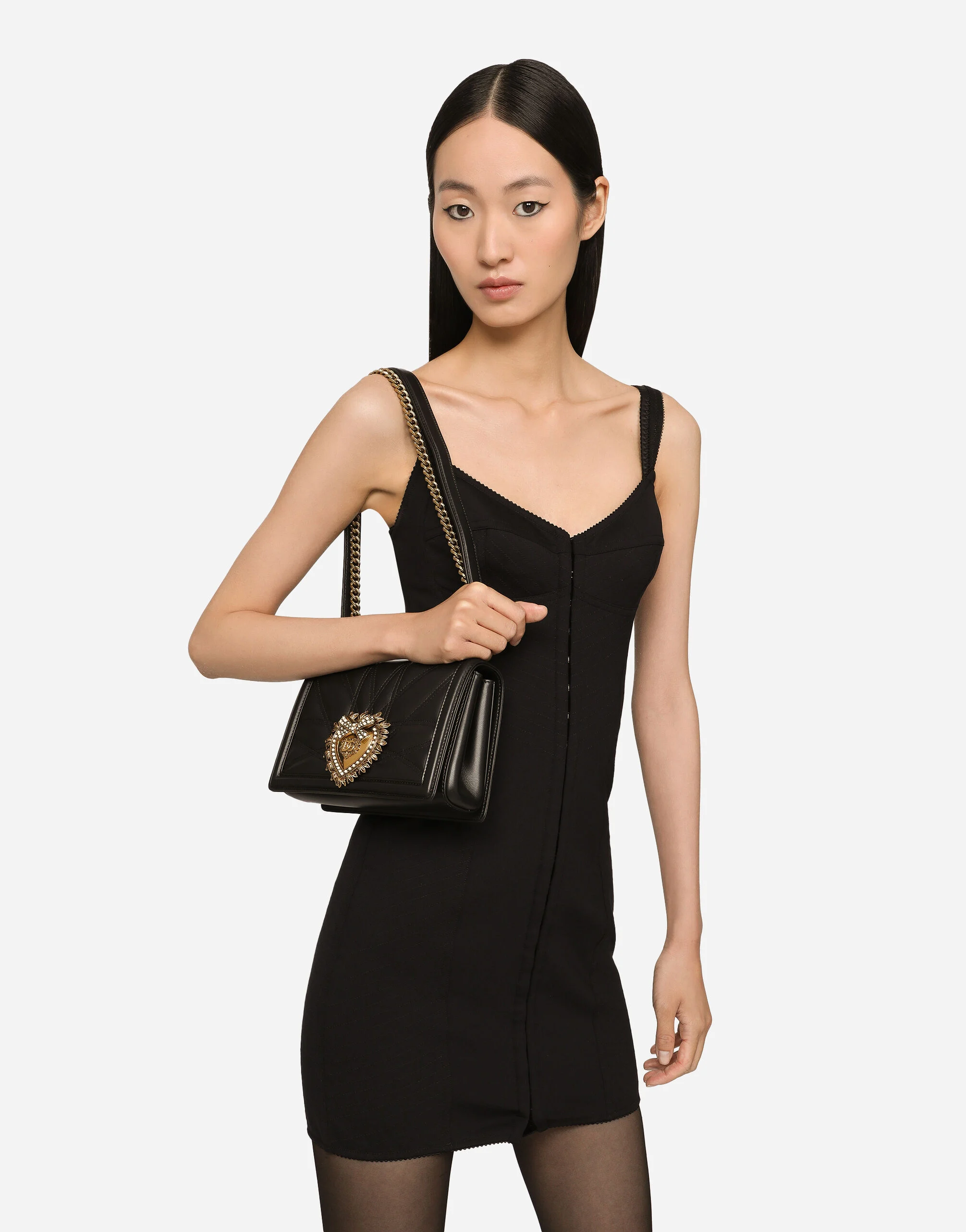 Medium Devotion bag in quilted nappa leather